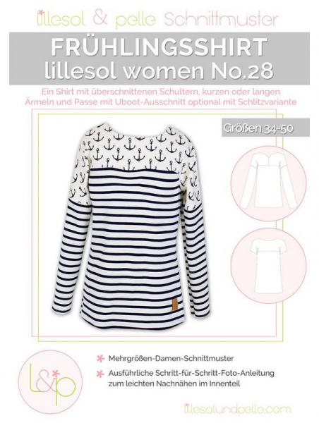 Papierschnittmuster - Frühlingsshirt No. 28 - Damen- Lillesol & Pelle